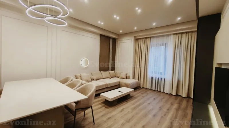 Kirayə verilir 3 otaqlı Mənzil Yeni tikili 140 m² Gənclik m. - şəkil 2
