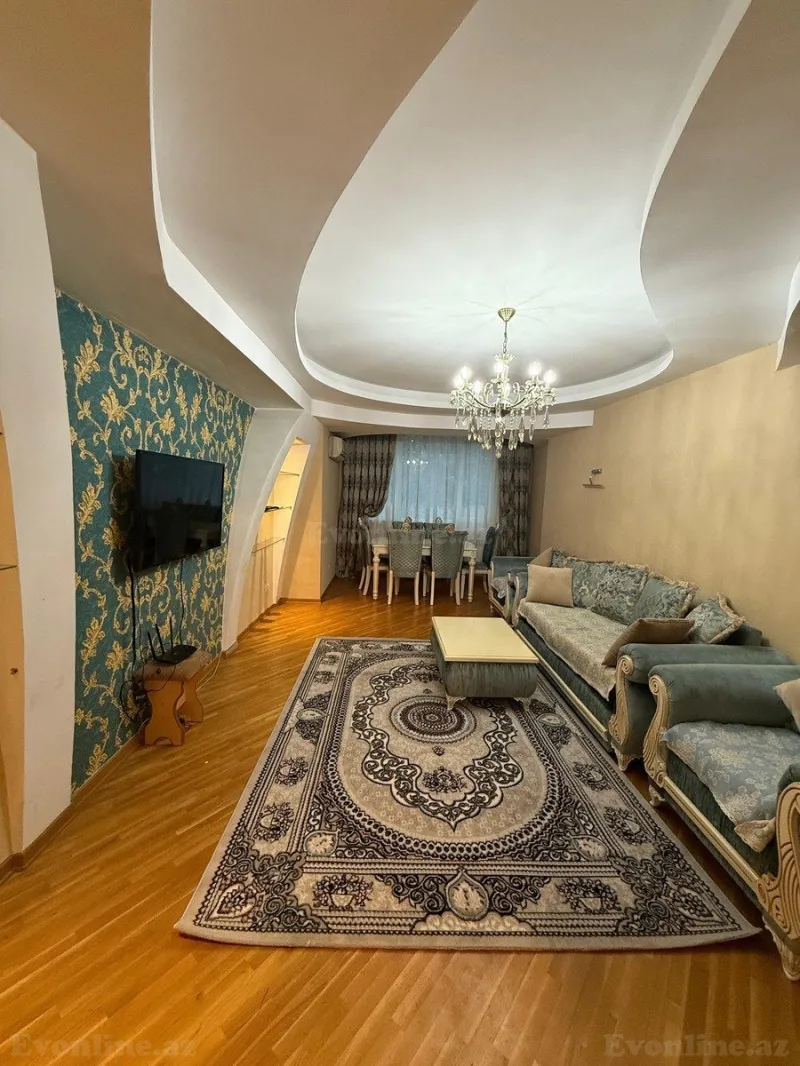 Kirayə verilir 3 otaqlı Mənzil Yeni tikili 95 m² Yasamal