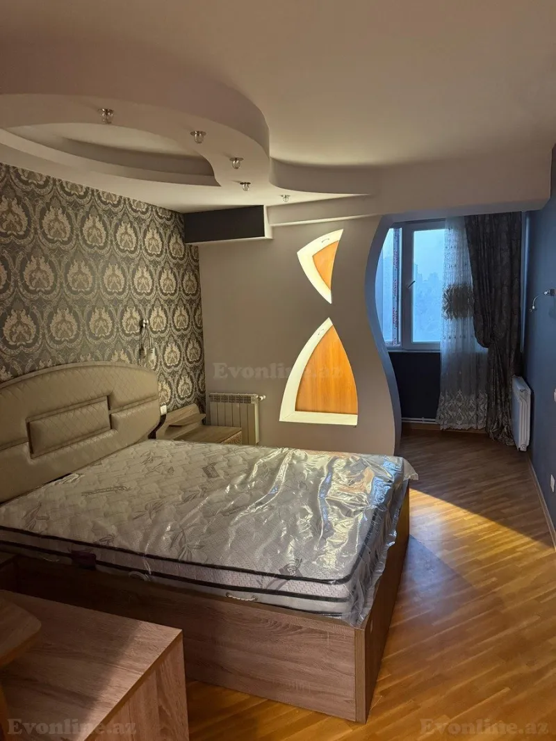Kirayə verilir 3 otaqlı Mənzil Yeni tikili 95 m² Yasamal - şəkil 4