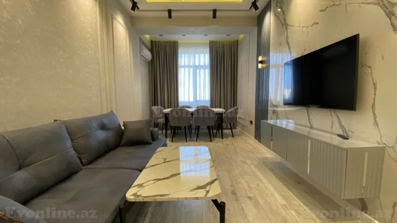 Kirayə verilir 2 otaqlı Mənzil Yeni tikili 95 m² 8 Noyabr m. - şəkil 9
