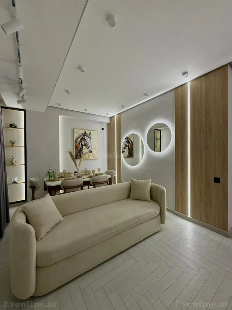 Satılır 2 otaqlı Mənzil Yeni tikili 77 m² Qara Qarayev m. - şəkil 3