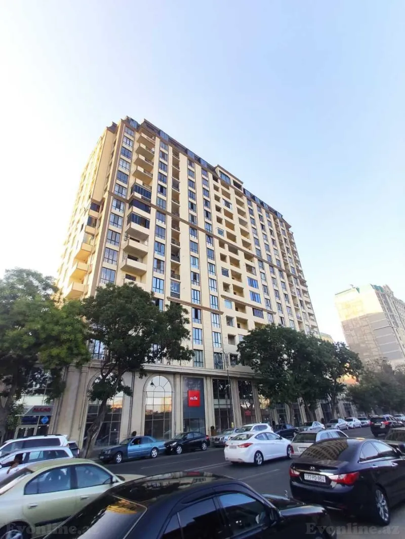 Kirayə verilir 3 otaqlı Mənzil Yeni tikili 118 m² Nərimanov r.