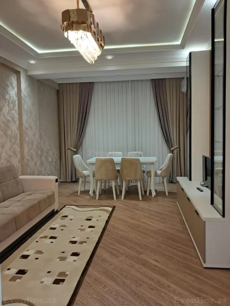 Kirayə verilir 3 otaqlı Mənzil Yeni tikili 118 m² Nərimanov r. - şəkil 3