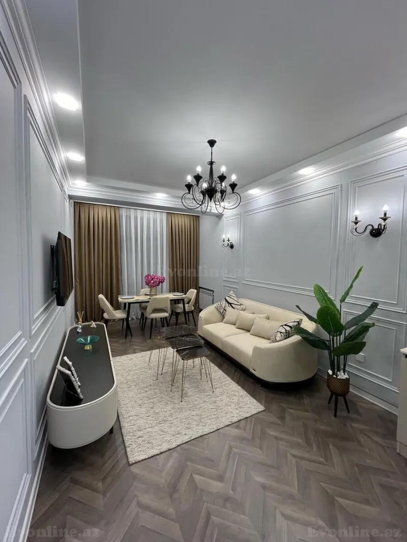Kirayə verilir 2 otaqlı Mənzil Yeni tikili 60 m² Nəriman Nərimanov m.