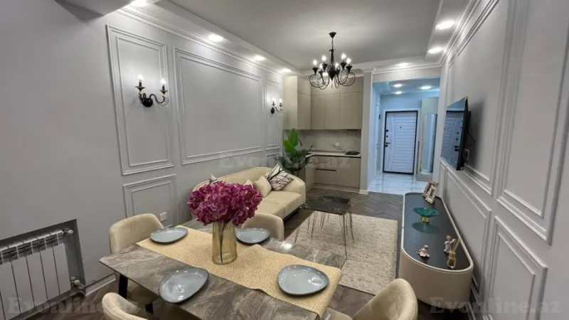 Kirayə verilir 2 otaqlı Mənzil Yeni tikili 60 m² Nəriman Nərimanov m. - şəkil 3