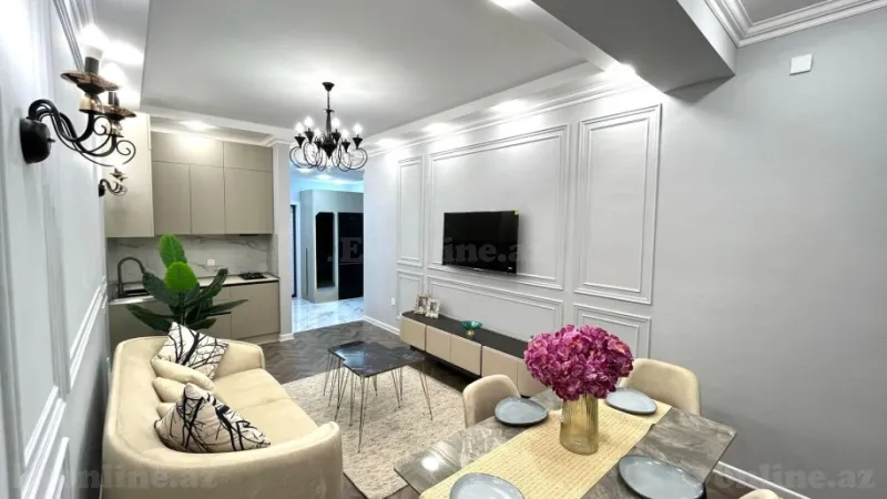 Kirayə verilir 2 otaqlı Mənzil Yeni tikili 60 m² Nəriman Nərimanov m. - şəkil 4