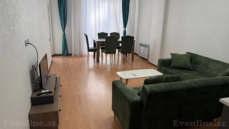 Kirayə verilir 2 otaqlı Mənzil Yeni tikili 105 m² Gənclik m. - şəkil 2