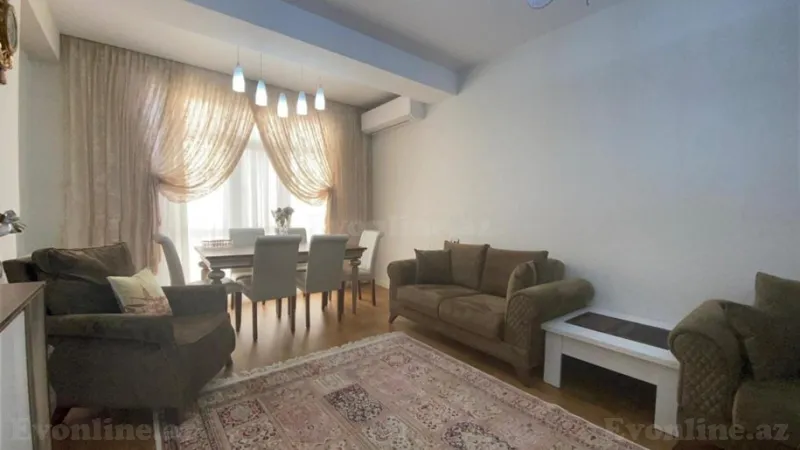 Kirayə verilir 3 otaqlı Mənzil Yeni tikili 130 m² İnşaatçılar m. - şəkil 4