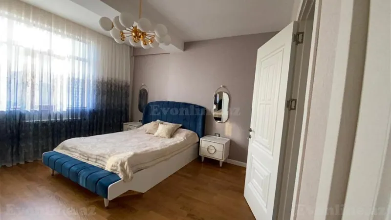 Kirayə verilir 3 otaqlı Mənzil Yeni tikili 130 m² İnşaatçılar m. - şəkil 12