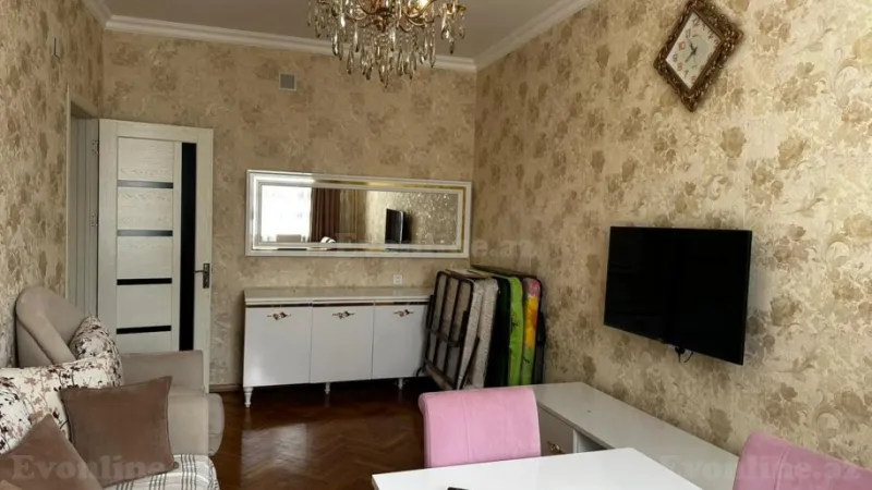 Kirayə verilir 2 otaqlı Mənzil Köhnə tikili 60 m² Xətai r. - şəkil 2