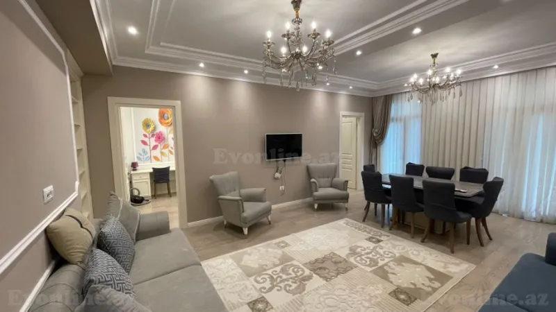 Satılır 4 otaqlı Mənzil Yeni tikili 140 m² Elmlər Akademiyası m. - şəkil 19