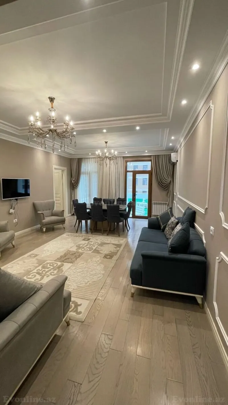 Satılır 4 otaqlı Mənzil Yeni tikili 140 m² Elmlər Akademiyası m. - şəkil 21