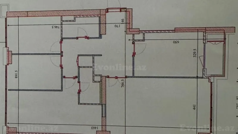 Satılır 4 otaqlı Mənzil Yeni tikili 130 m² Bakmil m. - şəkil 8
