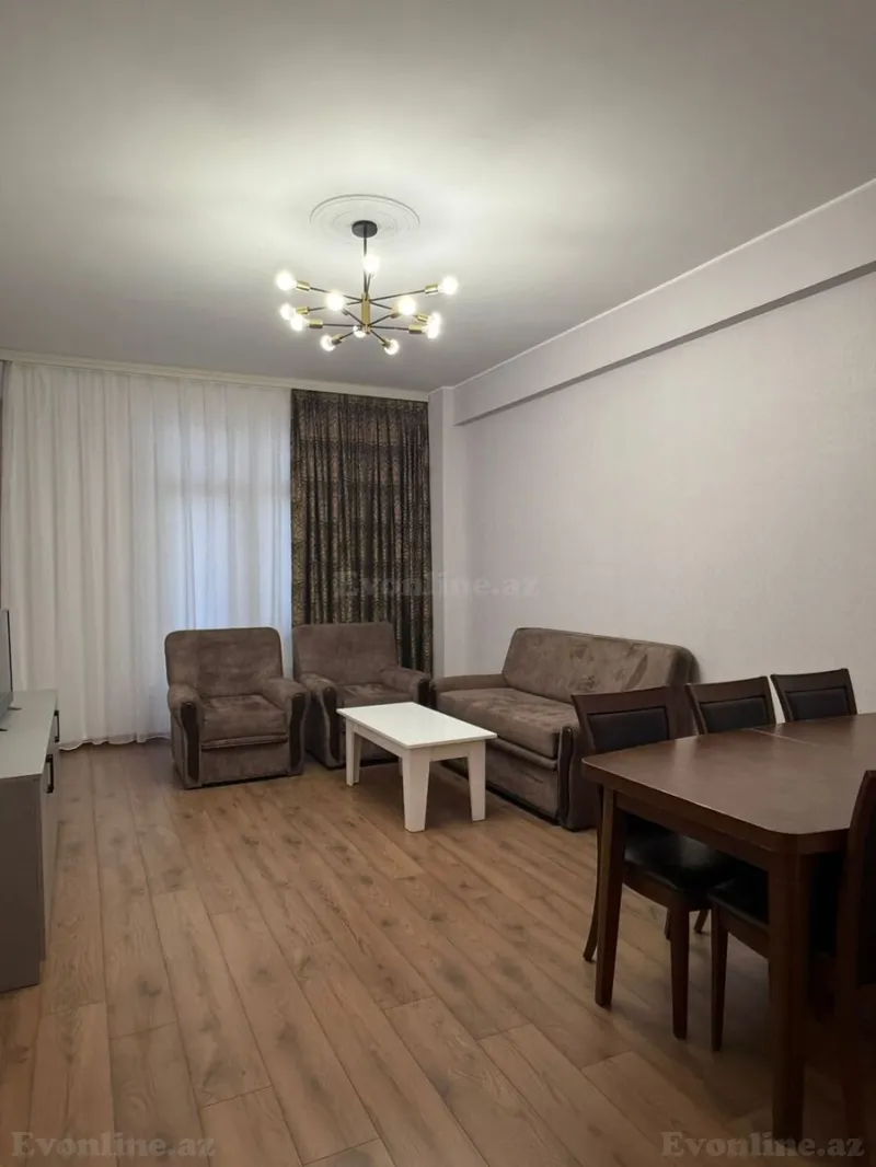 Kirayə verilir 2 otaqlı Mənzil Yeni tikili 60 m² Nəsimi r. - şəkil 2