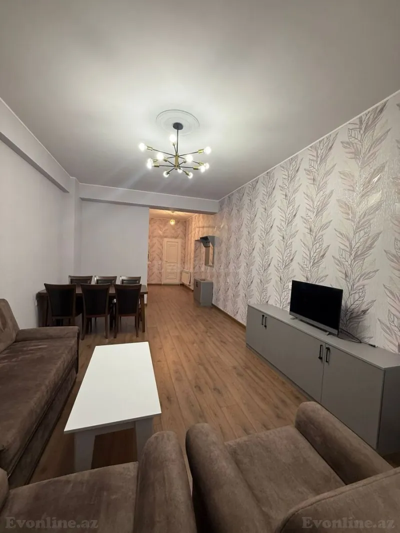 Kirayə verilir 2 otaqlı Mənzil Yeni tikili 60 m² Nəsimi r. - şəkil 3