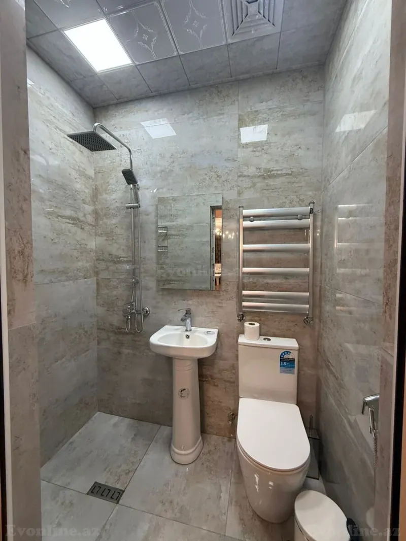 Kirayə verilir 2 otaqlı Mənzil Yeni tikili 60 m² Nəsimi r. - şəkil 15
