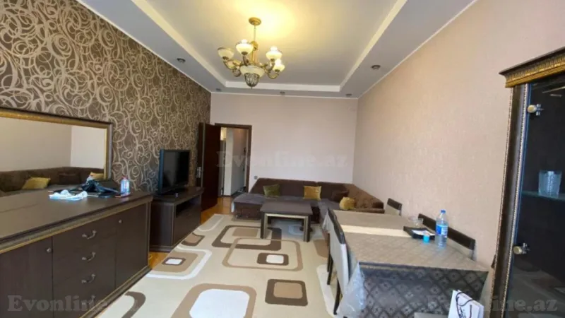 Kirayə verilir 3 otaqlı Mənzil Yeni tikili 110 m² Nərimanov r. - şəkil 2