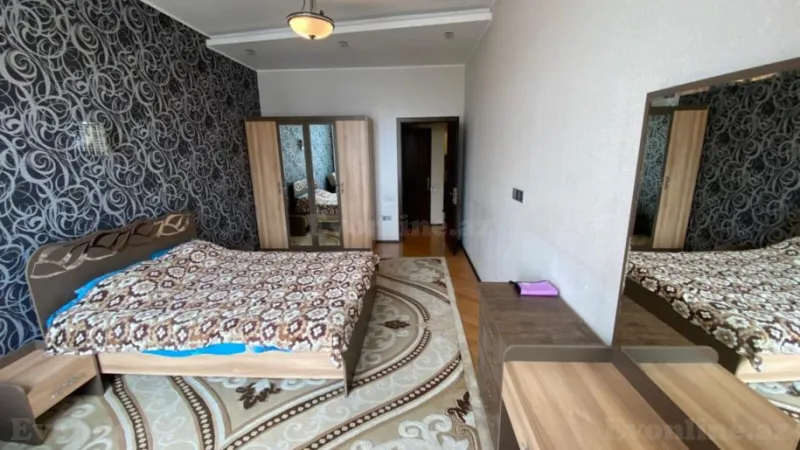 Kirayə verilir 3 otaqlı Mənzil Yeni tikili 110 m² Nərimanov r. - şəkil 6