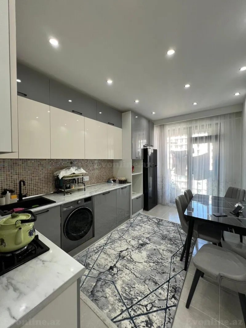 Kirayə verilir 2 otaqlı Mənzil Yeni tikili 90 m² Həzi Aslanov m. - şəkil 6