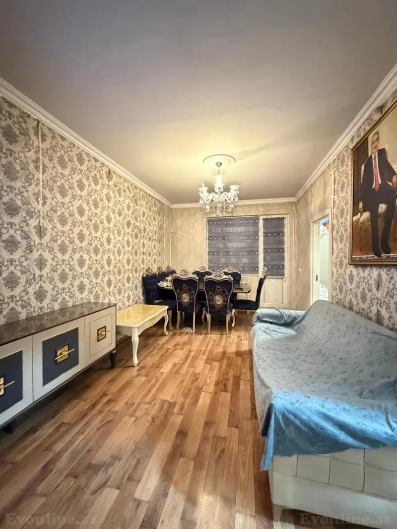 Kirayə verilir 2 otaqlı Mənzil Köhnə tikili 55 m² 3-cü mikrorayon - şəkil 2