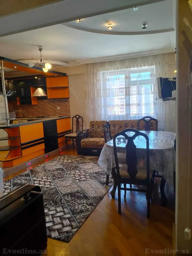 Kirayə verilir 2 otaqlı Mənzil Yeni tikili 55 m² İnşaatçılar m.