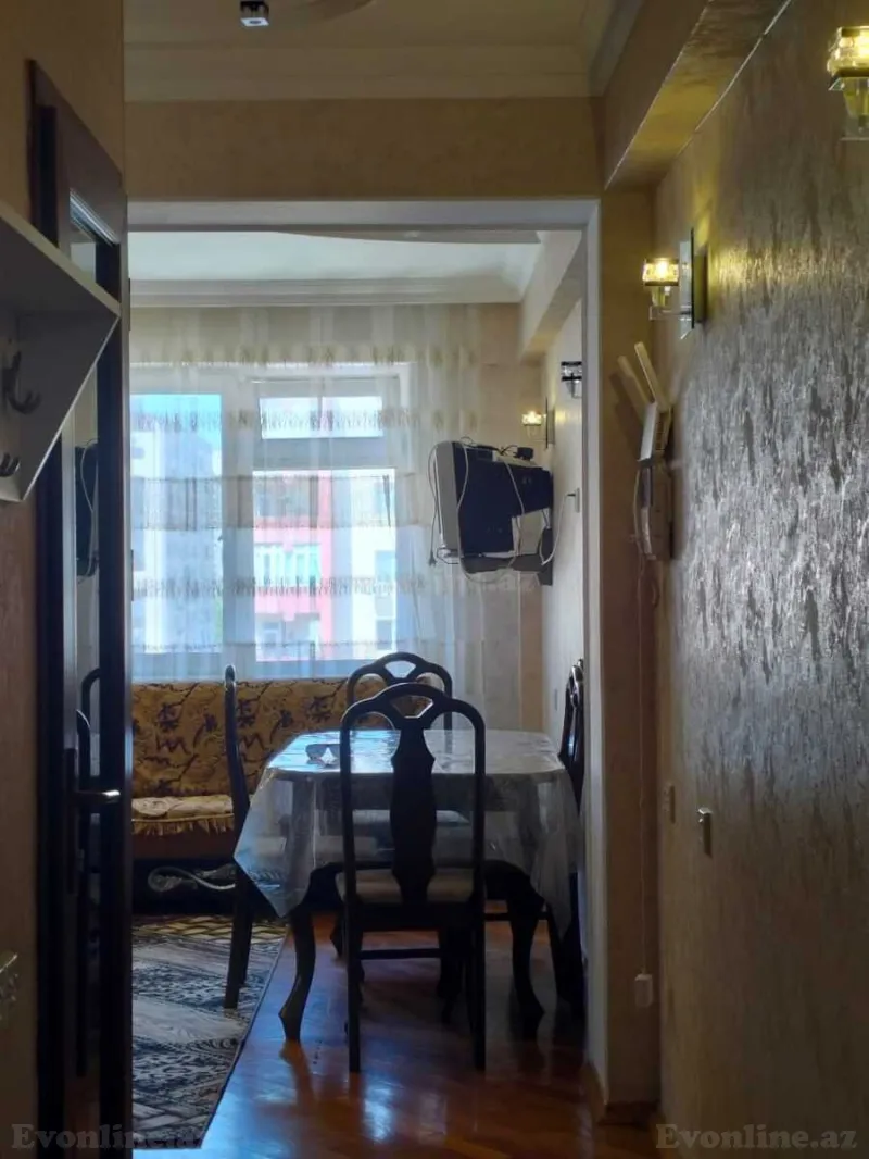 Kirayə verilir 2 otaqlı Mənzil Yeni tikili 55 m² İnşaatçılar m. - şəkil 2