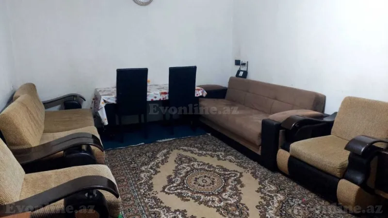 2 otaqlı Mənzil 45 m² İnşaatçılar m. Kirayə verilir