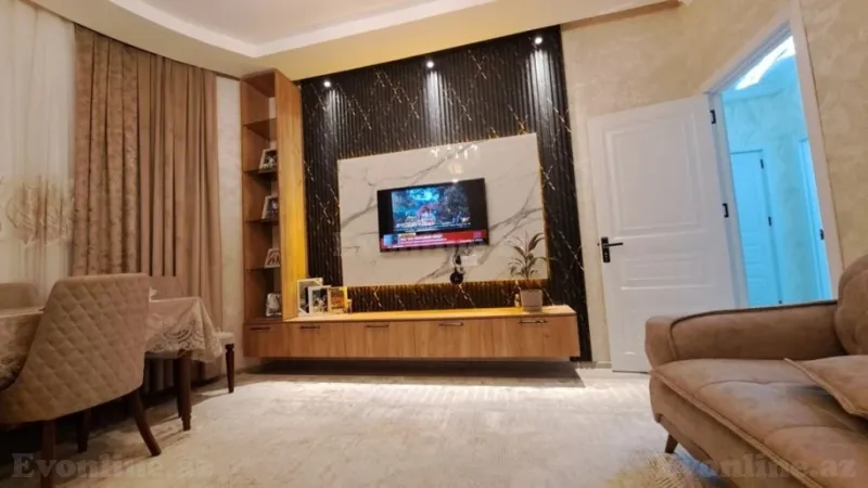 Satılır 3 otaqlı Mənzil Yeni tikili 77 m² Sabunçu r. - şəkil 2
