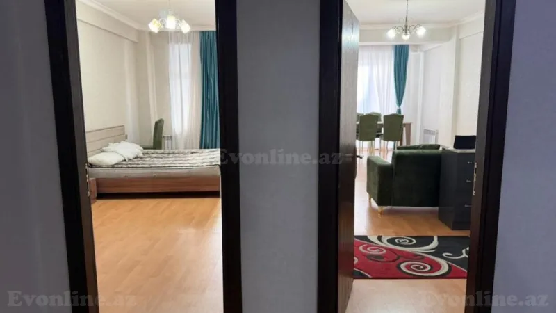 Kirayə verilir 2 otaqlı Mənzil Yeni tikili 95 m² Gənclik m. - şəkil 9