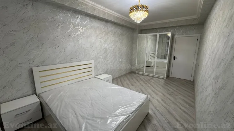 Kirayə verilir 2 otaqlı Mənzil Yeni tikili 50 m² Nizami r. - şəkil 2