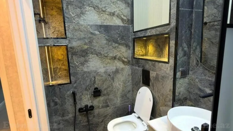 Kirayə verilir 2 otaqlı Mənzil Yeni tikili 65 m² Nəsimi r. - şəkil 10