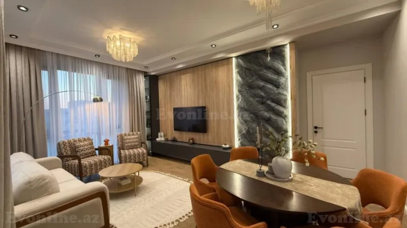 Satılır 3 otaqlı Mənzil Yeni tikili 94 m² Memar Əcəmi m. - şəkil 2