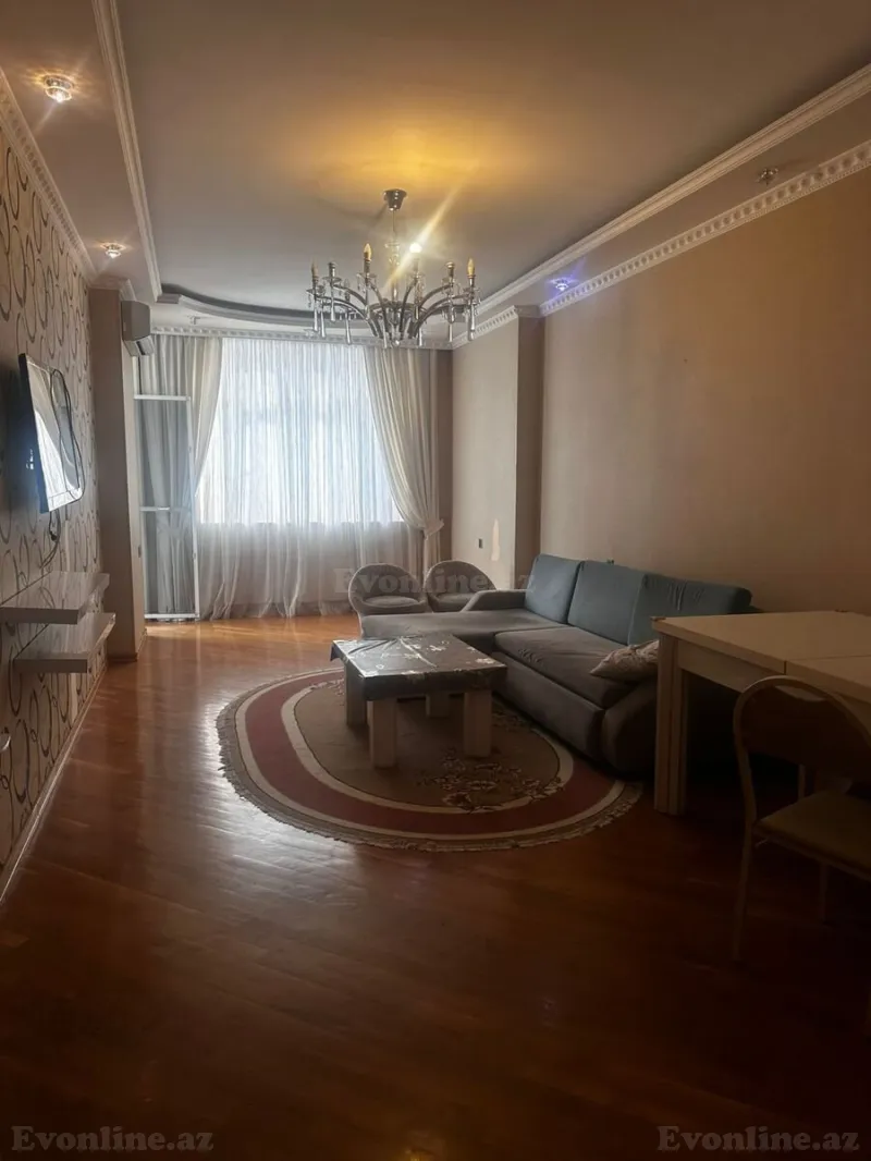 Kirayə verilir 3 otaqlı Mənzil Yeni tikili 120 m² 8 Noyabr m. - şəkil 2