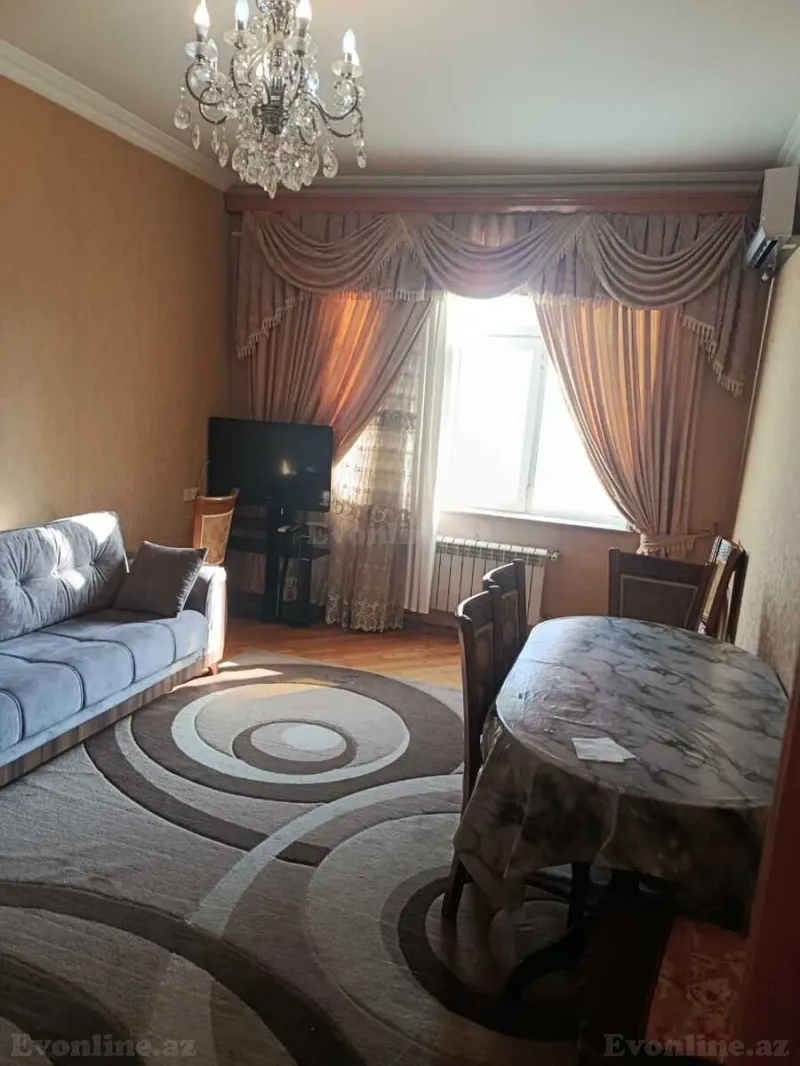 Kirayə verilir 2 otaqlı Mənzil Yeni tikili 95 m² Memar Əcəmi m. - şəkil 2