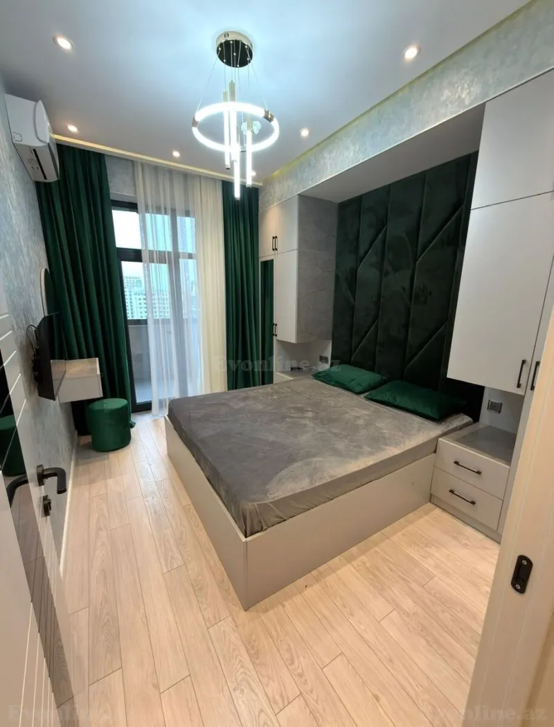 Kirayə verilir 2 otaqlı Mənzil Yeni tikili 60 m² Nəsimi r. - şəkil 3