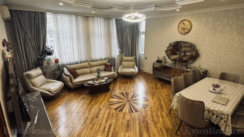 3 otaqlı Mənzil 110 m² Nərimanov r. Satılır