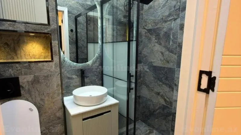 Kirayə verilir 2 otaqlı Mənzil Yeni tikili 70 m² Nəsimi r. - şəkil 9