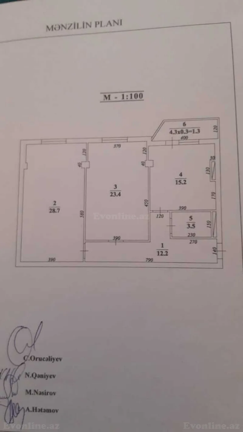 Satılır 3 otaqlı Mənzil Yeni tikili 100 m² İnşaatçılar m. - şəkil 11