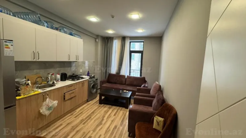 Kirayə verilir 2 otaqlı Mənzil Yeni tikili 60 m² İnşaatçılar m. - şəkil 2