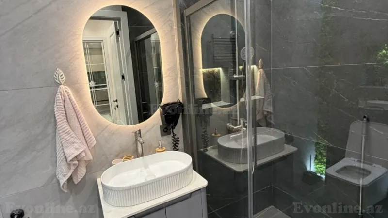 Kirayə verilir 2 otaqlı Mənzil Yeni tikili 64 m² 8 Noyabr m. - şəkil 18