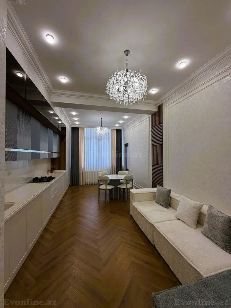 Satılır 3 otaqlı Mənzil Yeni tikili 132 m² Nəriman Nərimanov m. - şəkil 9