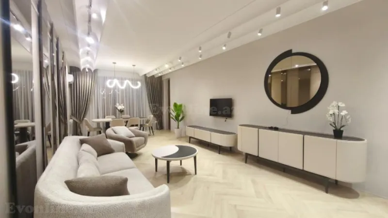 Kirayə verilir 3 otaqlı Mənzil Yeni tikili 140 m² Nəsimi r. - şəkil 3