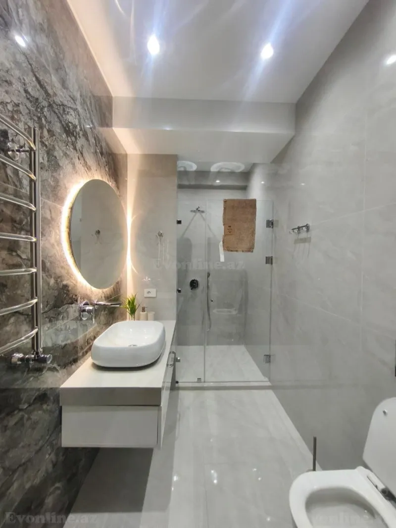 Kirayə verilir 3 otaqlı Mənzil Yeni tikili 140 m² Nəsimi r. - şəkil 8