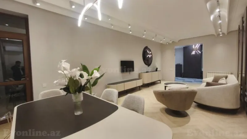 Kirayə verilir 3 otaqlı Mənzil Yeni tikili 140 m² Nəsimi r. - şəkil 11