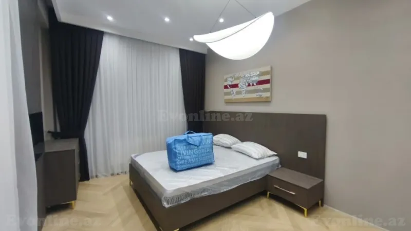 Kirayə verilir 3 otaqlı Mənzil Yeni tikili 140 m² Nəsimi r. - şəkil 15