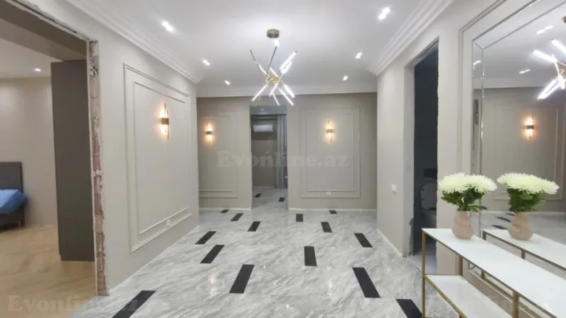 Kirayə verilir 3 otaqlı Mənzil Yeni tikili 140 m² Nəsimi r. - şəkil 17