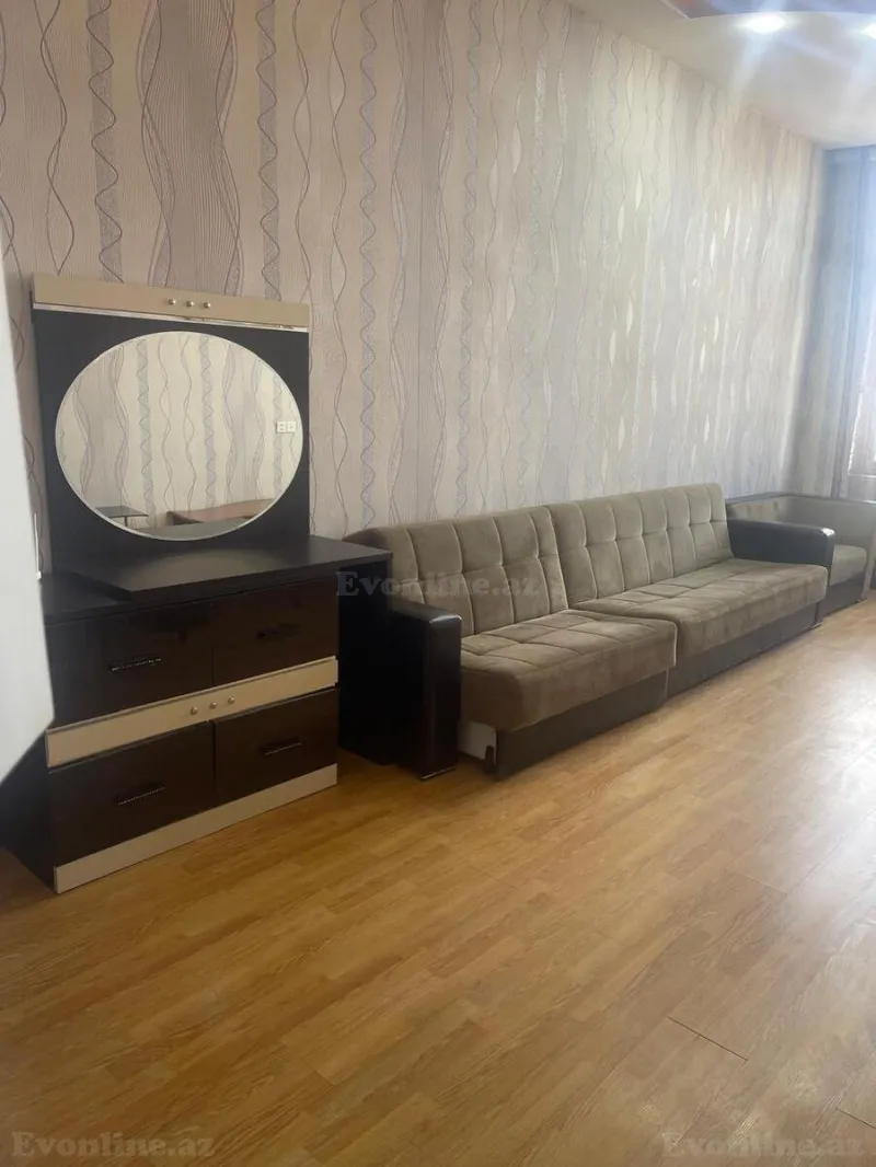 Kirayə verilir 2 otaqlı Mənzil Yeni tikili 70 m² Nəsimi r. - şəkil 3