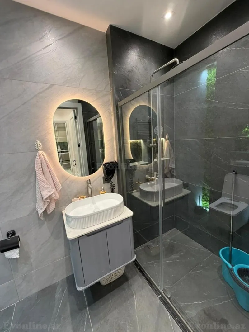 Kirayə verilir 2 otaqlı Mənzil Yeni tikili 65 m² 8 Noyabr m. - şəkil 12