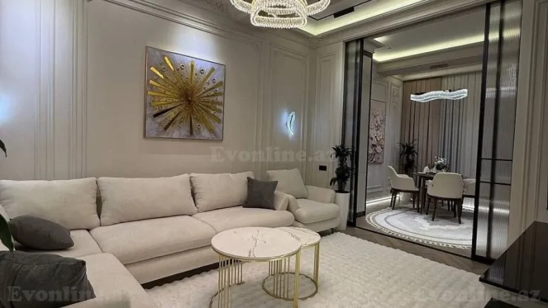 Kirayə verilir 3 otaqlı Mənzil Yeni tikili 115 m² Nəsimi r. - şəkil 2