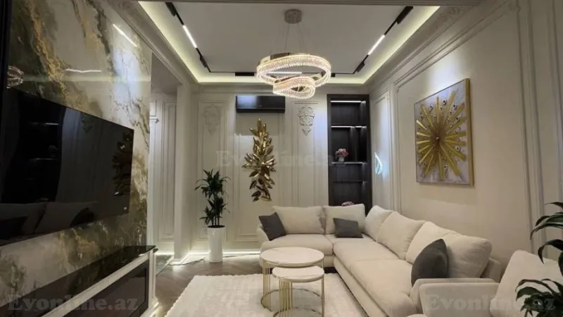 Kirayə verilir 3 otaqlı Mənzil Yeni tikili 115 m² Nəsimi r. - şəkil 3